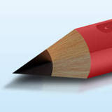 miniature Crayon en 3D