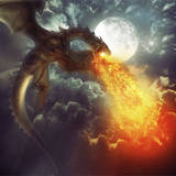 miniature Dragon cracheur de feu