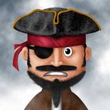 miniature Mini pirate à grosse tête
