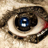 miniature Oeil steampunk