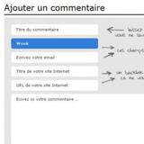 miniature Webdesign d’un formulaire de commentaires