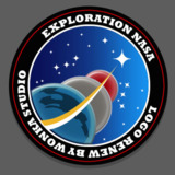 miniature Logo spatial de la NASA