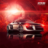 miniature Poster Audi R8 GTR concept