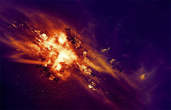 Explosion cosmique