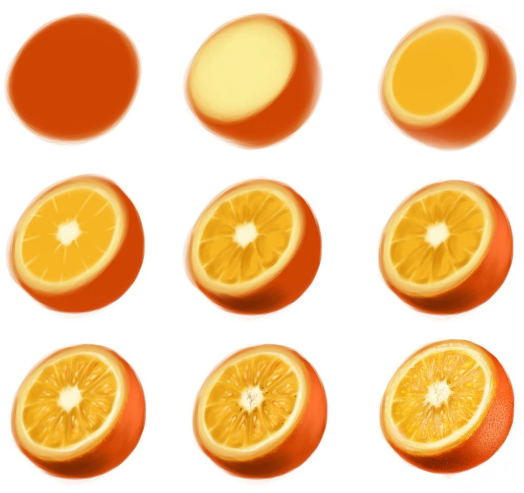 Dessiner une orange