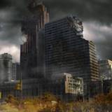 miniature Matte painting : ville en ruine