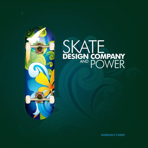 Skate board design