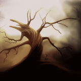 miniature Digital Painting : arbre