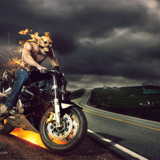 miniature Motard de la mort