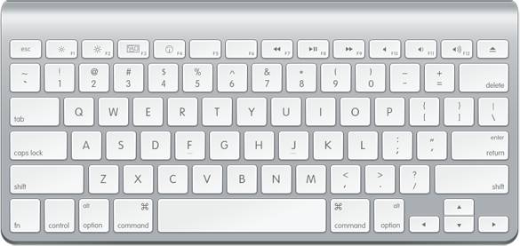 Dessiner un clavier Apple